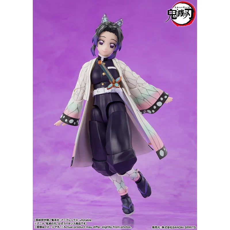 In Stock 100% Original Bandai S.H.Figuarts Demon Slayer Kimetsu no Yaiba Shf Shinobu Kocho Anime Action Collection Figures Gifts