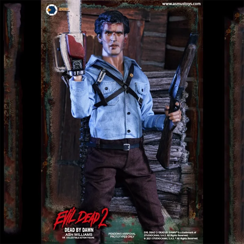 Original Asmus Ash Williams Evil Dead EDA001 Figure Model Toys Scene Decoration Hobby Collection