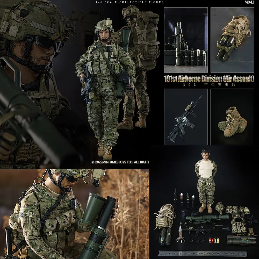 ViiKONDO M043 Minitimes 1/6 Actionfigur US-Armee Männer 101. Airborne Division Air Assault 12'' Spielzeugsoldaten Modell Komplettsammlung