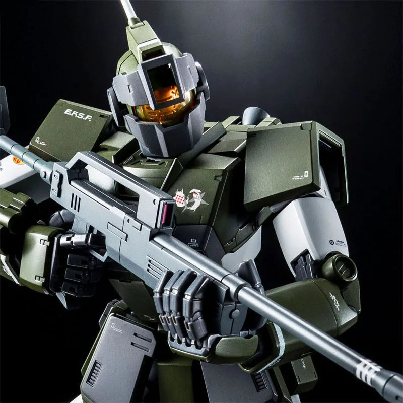 Bandai Original MG GM Sniper Custom RGM-79SC 1/100 Anime Action Figure Assembly Model Toys Ornaments Gifts For Children GUNDAM