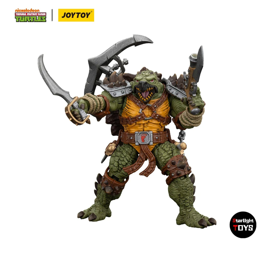 JOYTOY 1/18 Action Figure TMNT Krang Slash Tokka Model Toy Gifts