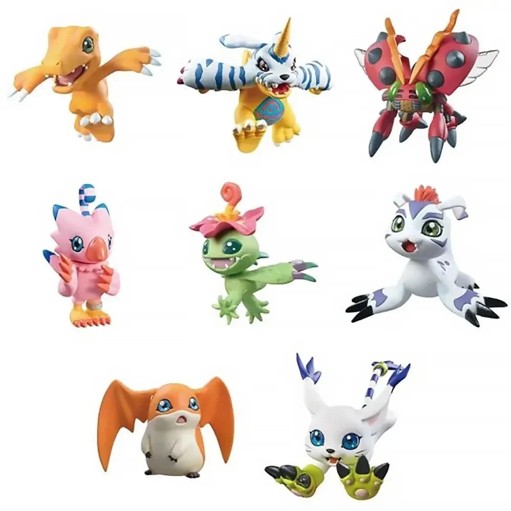 Auf Lager Bandai Megahouse DATA Anime Digimon Gabumon Tailmon Agumon Original Figur Modell Sammlerstück Dekoration Ornament Geschenk