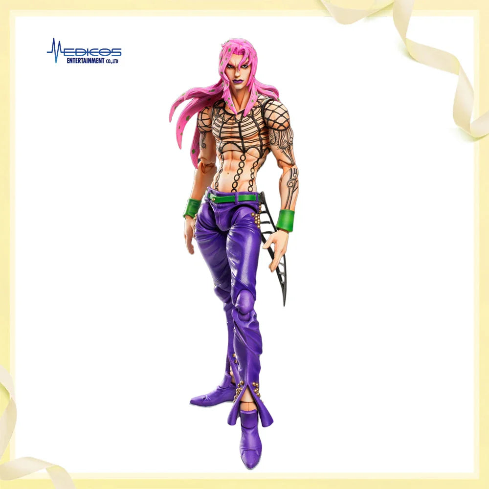 Auf Lager Original Medicos Entertainment Jojo No Kimyou Na Bouken Ougon No Kaze Diavolo Anime Figur Actionfigur Modell Geschenke