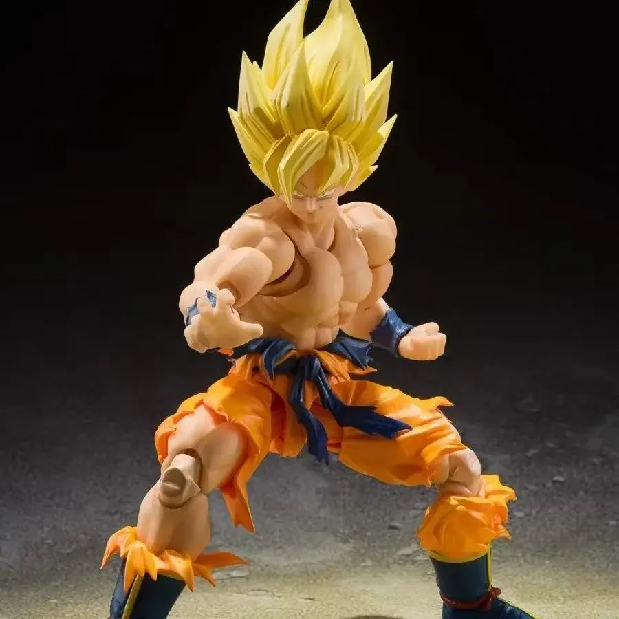 Bandai Shf Dragon Ball The First Version of The Legendary Super Saiyan 3.0 of Sun Wukong Can Be Done By Hand