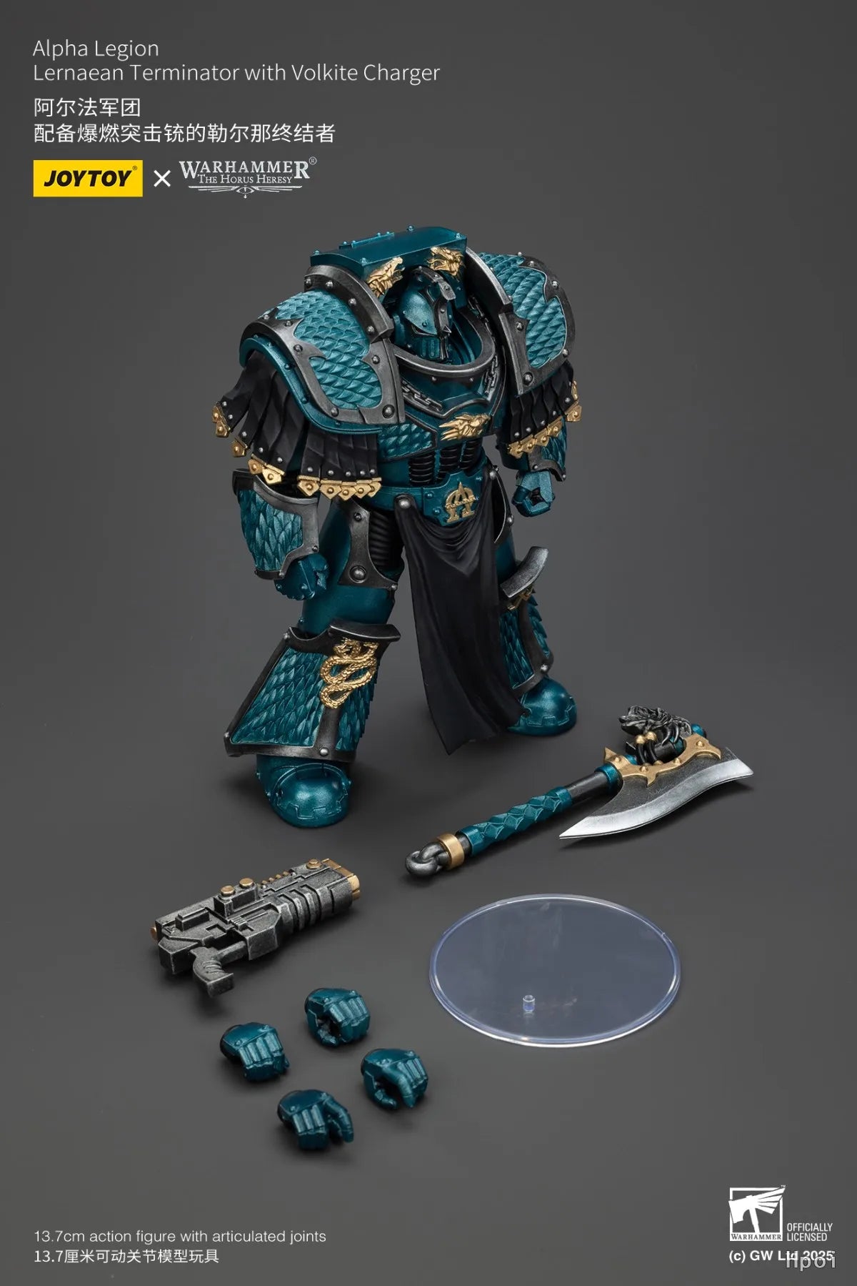 【FS】JOYTOY Warhammer 40K Alpha Legion Lernaean Terminator 1/18 Action Figures Models Toys Gifts Collection
