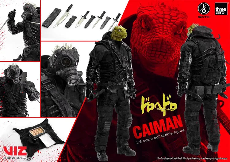 In Stock Threezero 3Z05600W0 1/6 Scale Male Warrior Cayman Lizard Head Full Set 12 Inch Action Figure Body Fans Collection Toys