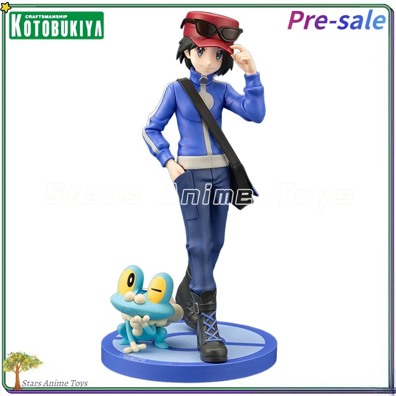【Pre Sale】Original Kotobukiya ARTFX J Pocket Monsters Calem+Froakie 1/8 Dolls Animation Figures