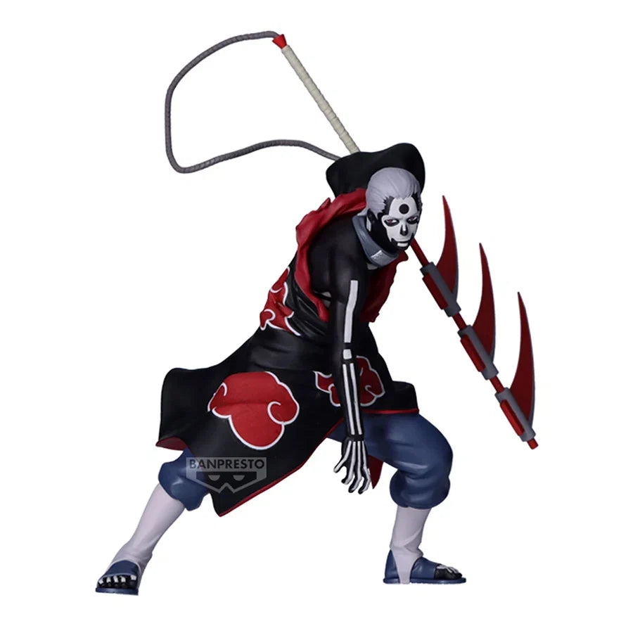 Banpresto Anime Naruto Shippuden Figurines Vibration Stars Hidan PVC Action Figures 140mm Figurals Collection Model Toys