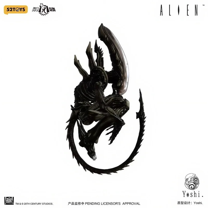In Stock 52 toys 1/12 Lightning Dance Yoshi Alien Action Figure Articulated Collection Alien Xenomorph Super Movable Model Ship