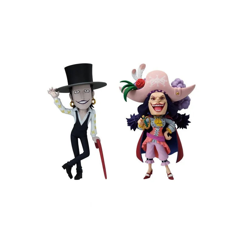 BANDAI Original One Piece WCF PREMIUM Blackbeard Pirates Kuzan Marshall D Teach Catarina Devon Anime Action Figures Toys Gift