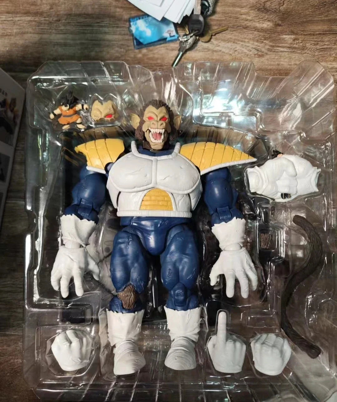 new In Stock Bandai Soul Limited SHF Saiyan Invasion Vegeta Big Ape Giant Ape Brand