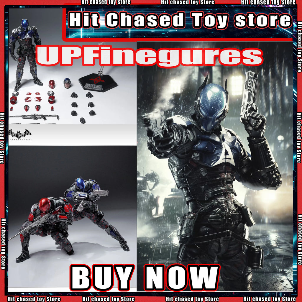Original LPZZ UPFinegures Batman 1/12 Arkham Knight Spiel Actionfigur DC Figur Statue Modell Desktop Dekoration Spielzeug Geschenke