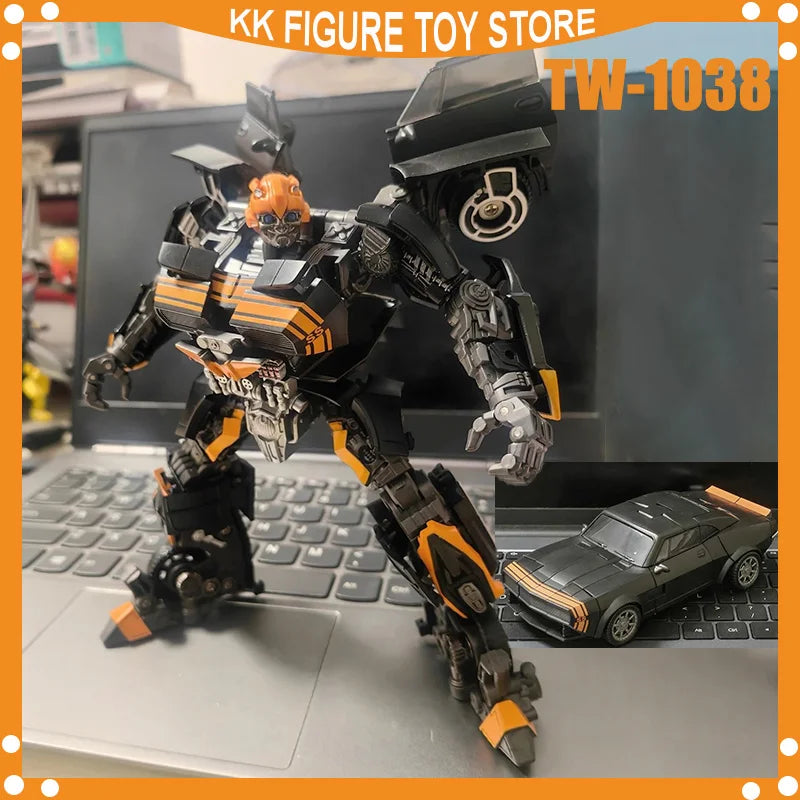 BAIWEI TW-1038 TW1038 Transformation Black Bee Warrior 4 Movable Robot  Anime Action Figure Model Doll Collection toys gifts