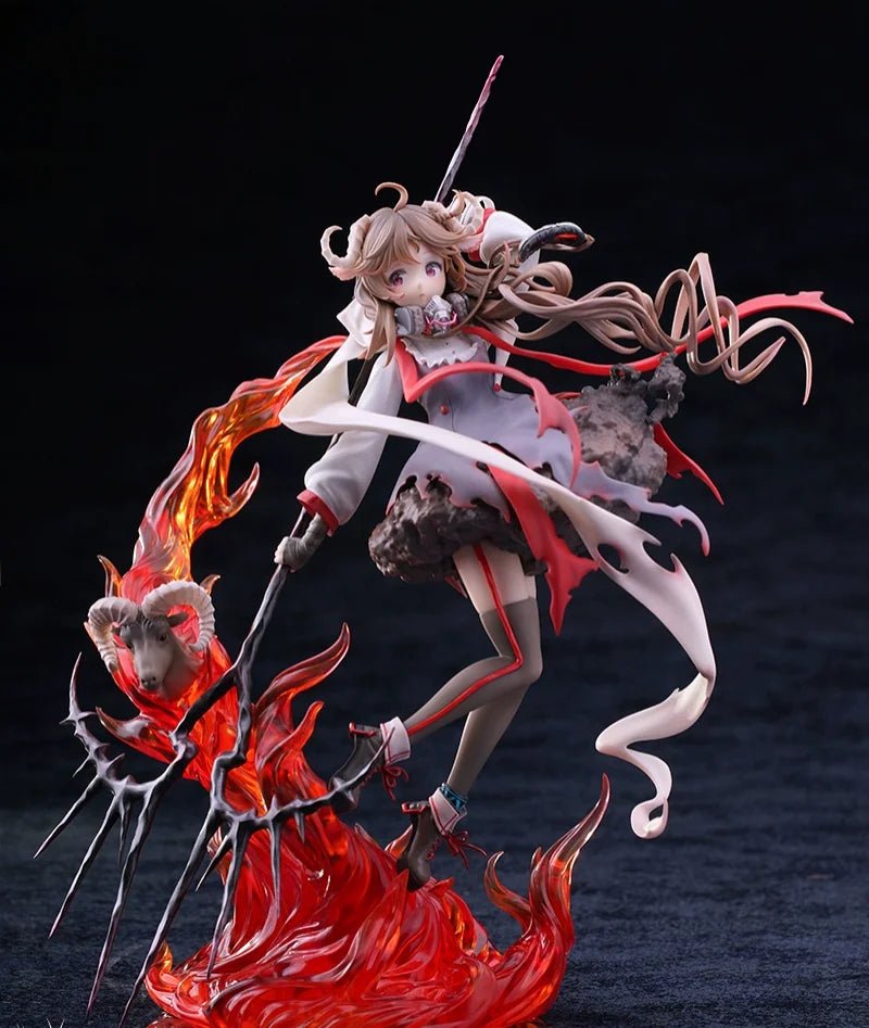 29cm GK Collectible Statue Arknights Eyjafjalla Little Sheep Ver Resin Model Kit for DIY Painting Anime Figure Sculpture Craft