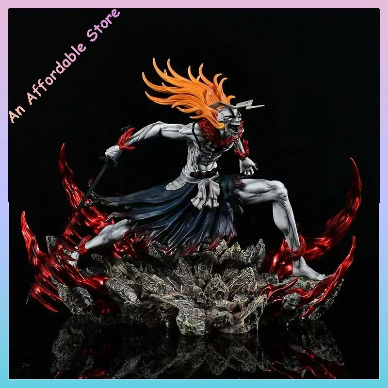 In Stock Bleach Ichigo Kurosaki Action Figure 2.0Gk Anime Figures High Quality Version Desktop Ornament Statue Birthday Gift