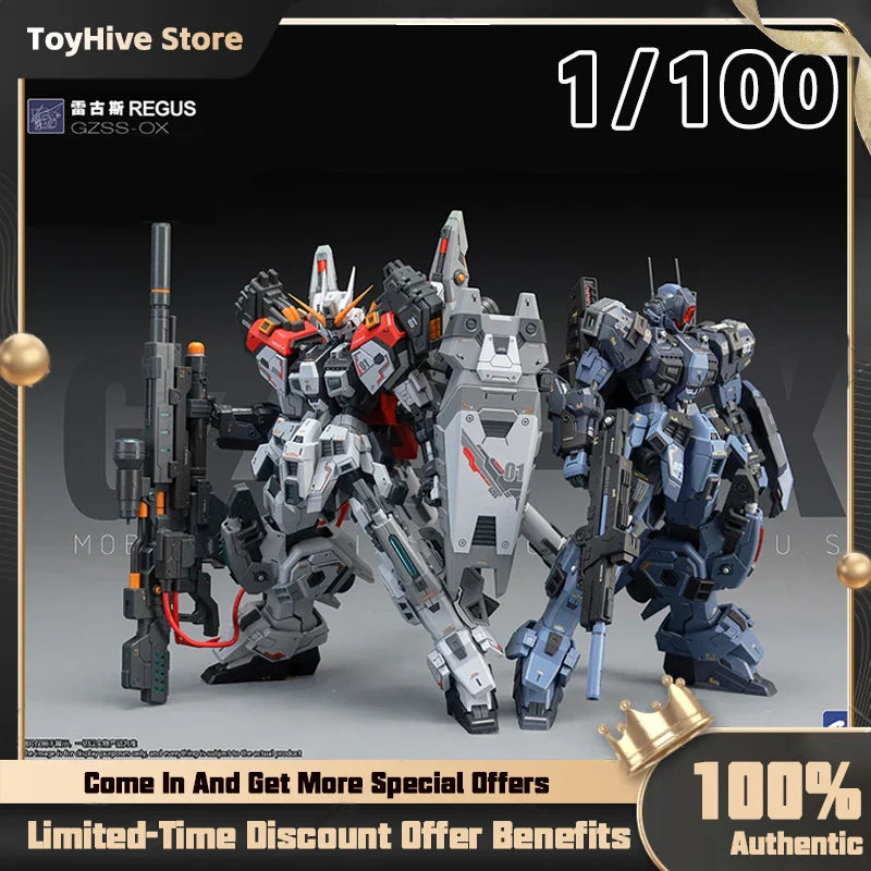 Neues REGUS/GUS ZZA Modell GZSS 1/100 Bausätze Plastikskelett Bausätze Anime Actionfigur Roboter Plastikmodell Geschenke Spielzeug