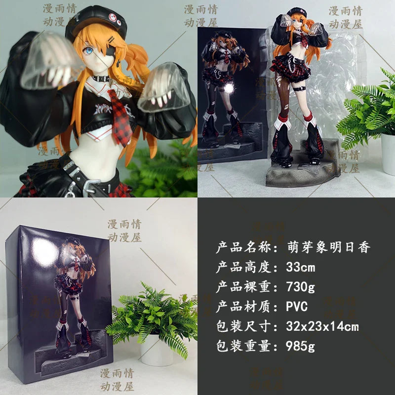 Rock Band Germinating Elephant Asuka Anime Handgefertigte Figur Hübsches Mädchen Action-Spielzeug Sammlermodell Ornament für Tischset