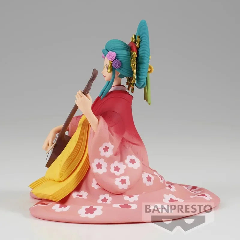 Bandai Original BANPRESTO Anime One Piece Kozuki Hiyori Figures DXF THE GRANDLINE LADY EXTRA KOMURASAKI PVC Action Figure Toys