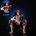 17cm One Piece Shanks Anime Figures Film Red Yonko Red Hair Shanks Action Figure PVC Statue Figurine Model Decoration Doll Toys