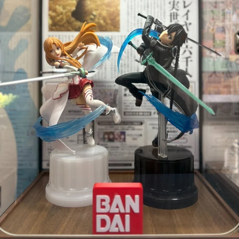 Instock Bandai Banpresto Prize Figure Sword Art Online Blind Box Kirito (Kazuto Kirigaya) & Asuna (Asuna Yuuki) Models