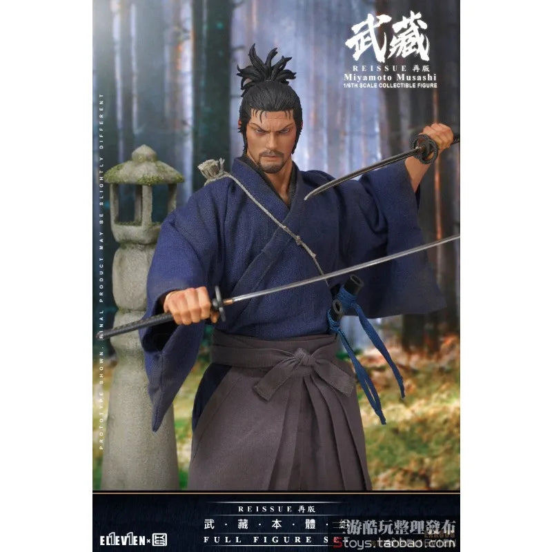 【 in Stock 】 Eleven X Kai Studio Original 1/6 Miyamoto Musashi Joint Mobile Doll Handmade Model Toy Boy Gift Collection Ornament