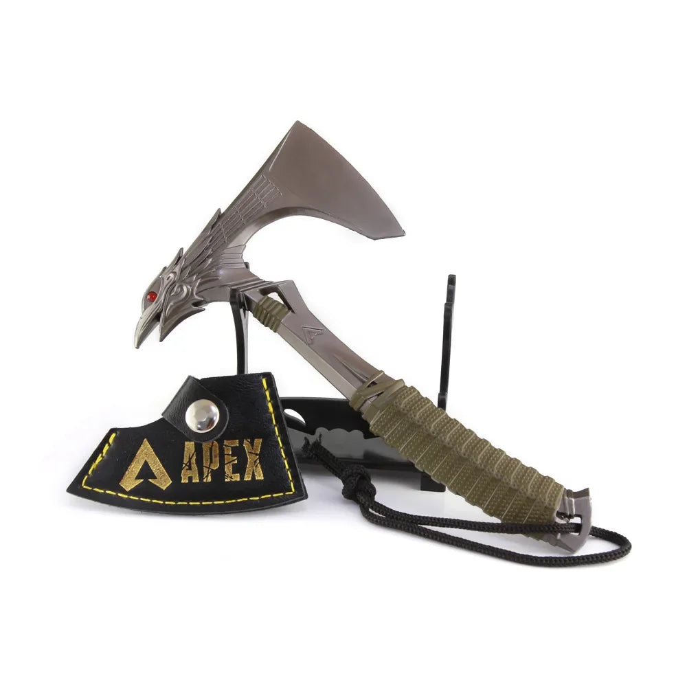 Apex Legends Heirloom Bloodhound 15cm Raven Bite Metal Safety Weapon Model Game Axe Blunt Katana Perimeter Collections Toy Gifts