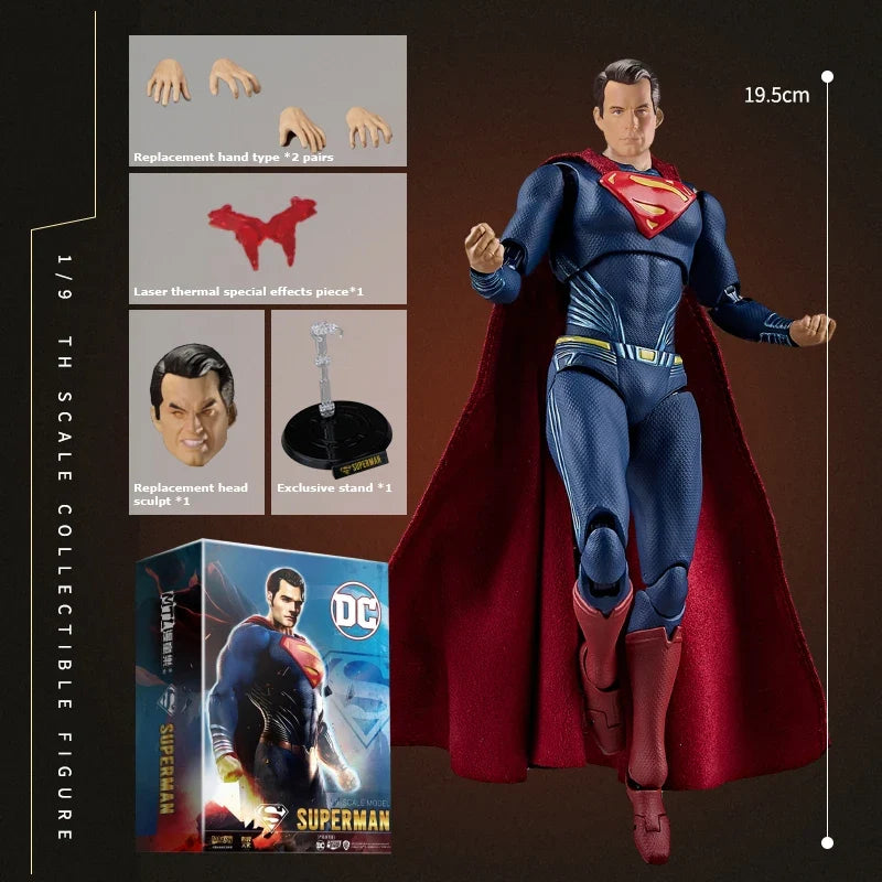 Fondjoy DC Movie Batman Joker Wonder Woman Superman Cyborg Harley Quinn 1/9 Scale Action Figure Collectible Model Boys Toys Gift