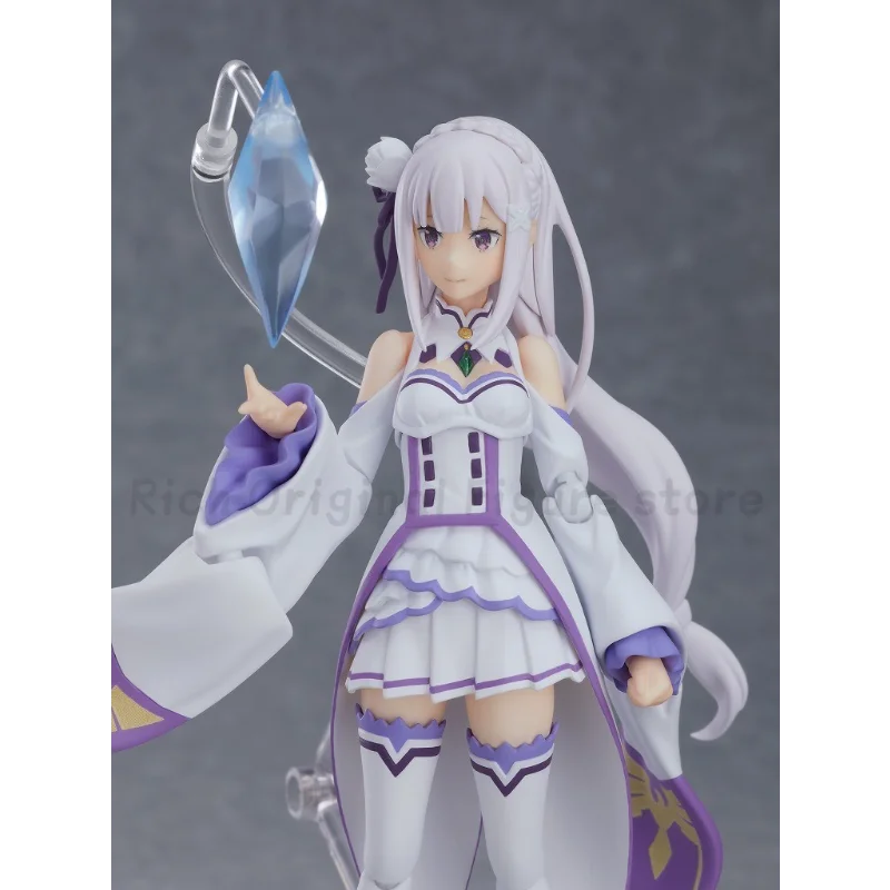 【In Stock】Original Max Factory Figma#419 Re: ZERO - Starting Life in Another World - Emilia Anime Action Figure Model Ornaments
