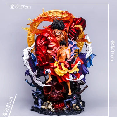One Piece Anime Peripheral Solon Three Thousand World Tornado Three Blade Flow Solon Super Large Model Handmade Ornament Toy