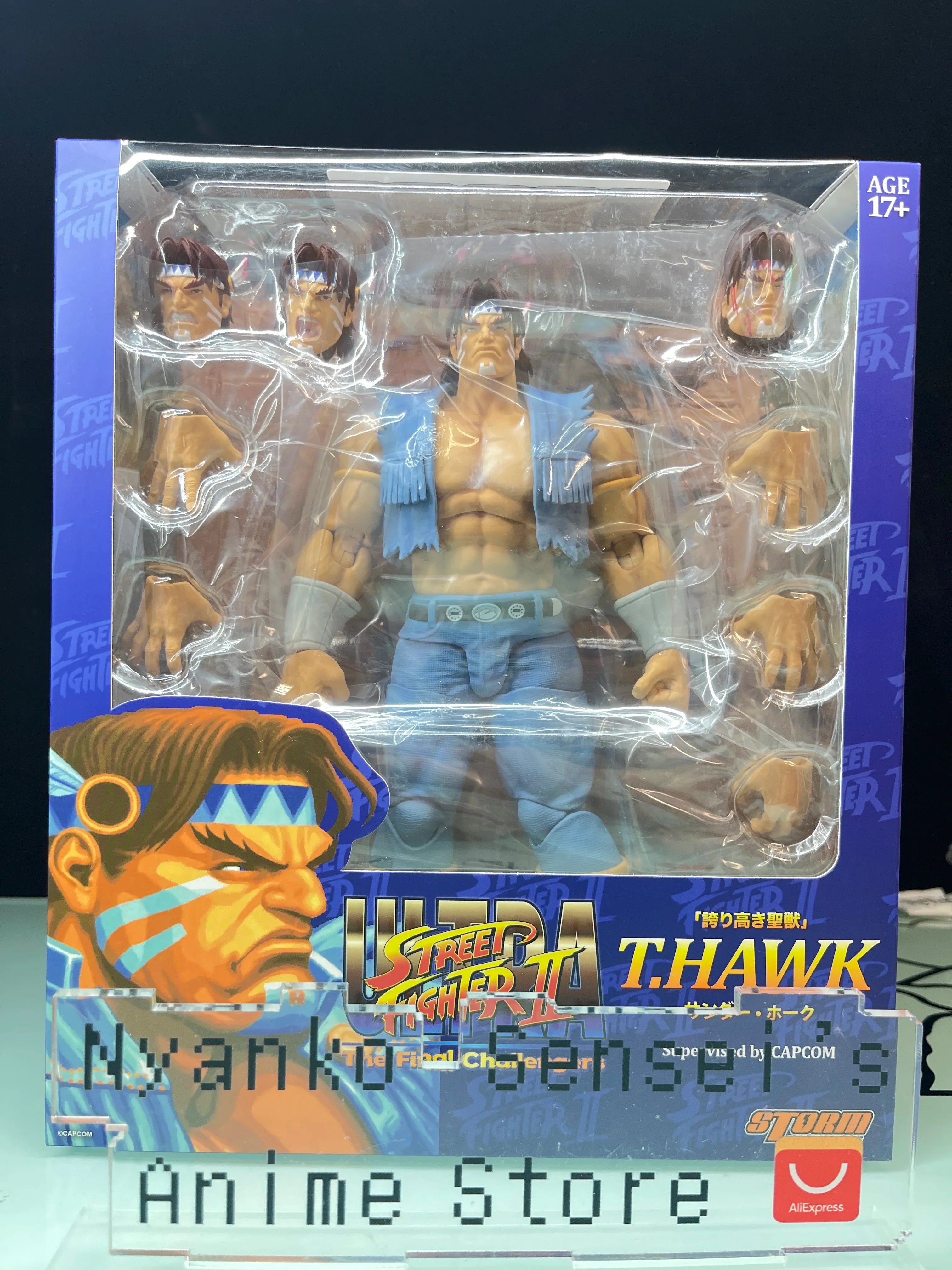 Vorrätig Storm Toys Ultra Street Fighter II T.Hawk The Final Challenger Actionfigur Anime Modell Trendiges Spielzeug Desktop Sammlerstück