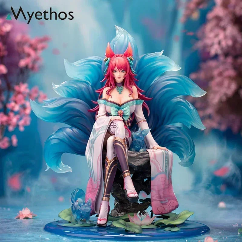 In Stock Myethos Spirit Blossom Ahri Original Anime Figure Collectible Model Dolls Figurine Ornament Gifts Toy