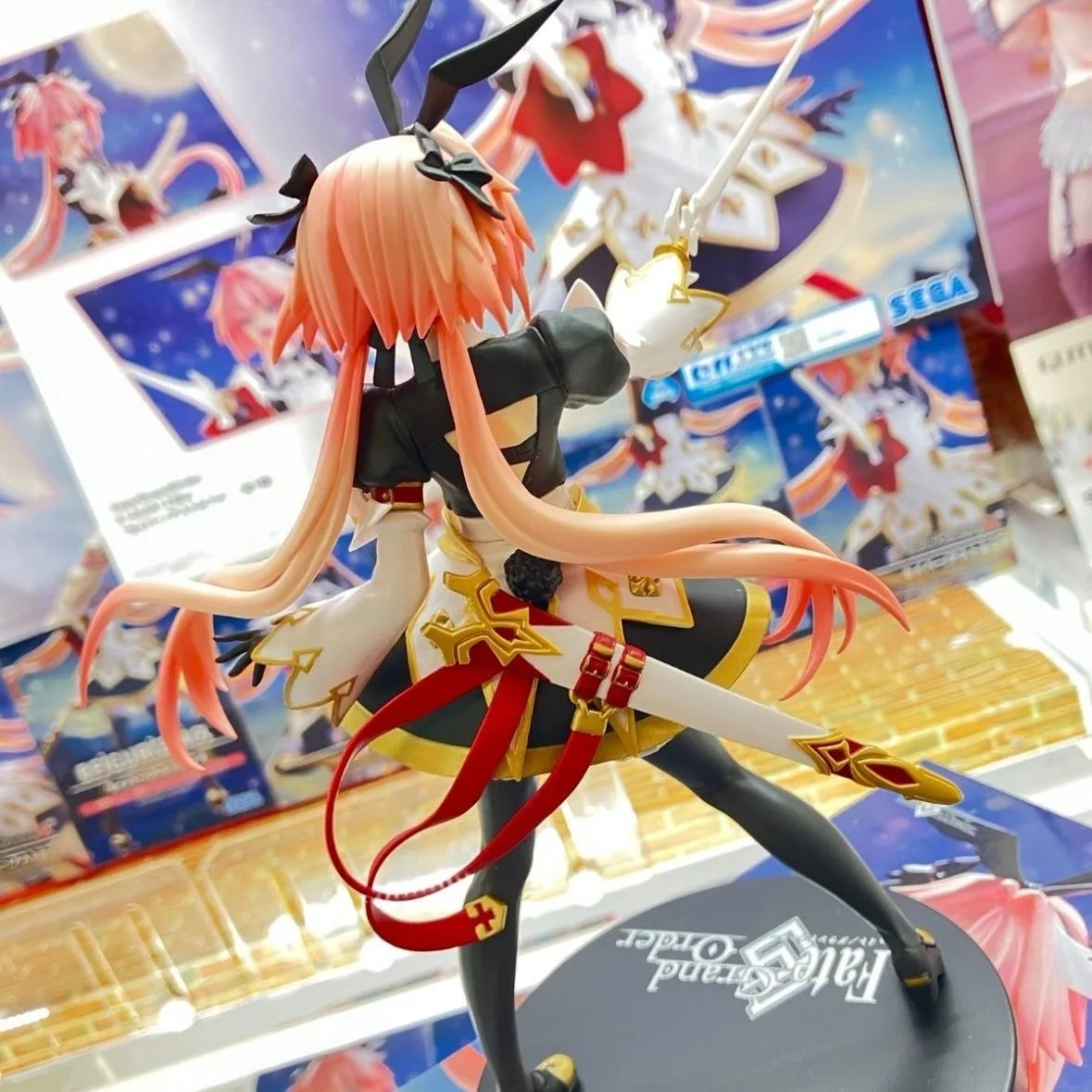 Original SEGA Servant Rider Astolfo Fate Grand Order FIGURIZMα Action Figure Toys PVC Model Collection Status Gifts Toys