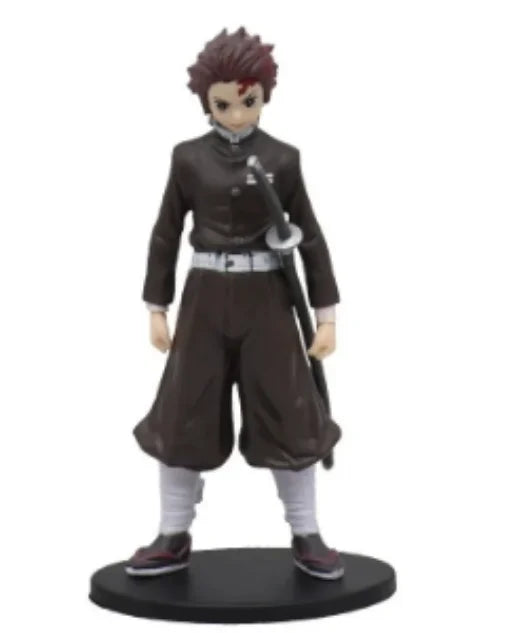 Anime Demon Slayer Kimetsu no Yaiba figure Kamado Tanjirou Action Figure Agatsuma Zenitsu Nezuko Warrior PVC Model Toys