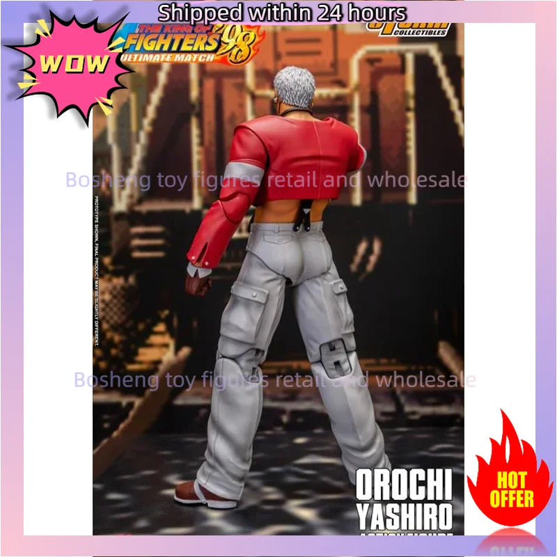 11 Original Storm Toys 1/12 The King of Fighters '98 Ultimate Match Orochi Yashiro In Stock Anime Collection Figures Model Toys