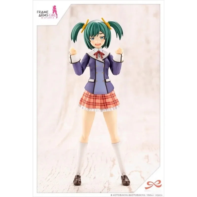 KOTOBUKIYA Original Anime Figure Frame Arms Girl Sousaishojoteien BUKIKO KOTOBUKI Winter Clothing Collectible Model