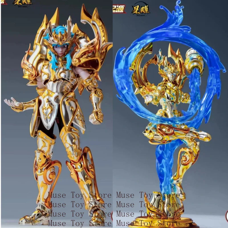 In stockr Toypoint/TP Saint Seiya Myth Cloth EXM Aquarius Camus SOG Totem/Object Gold Knights of the Zodiac Action Figure