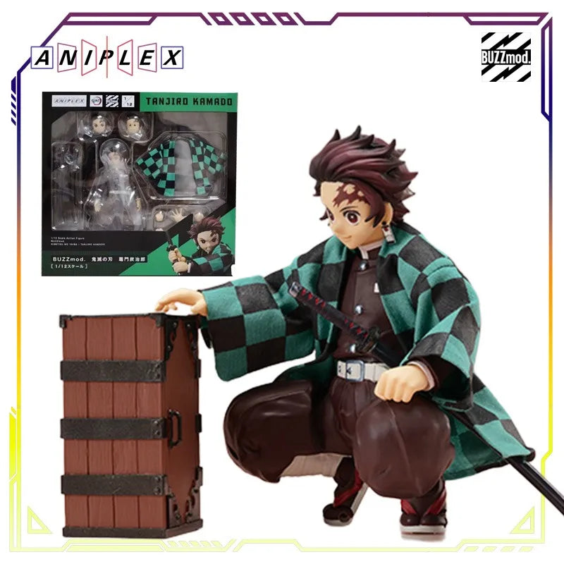Aniplex+ Original BUZZmod Demon Slayer Blade Series Xiaowo Seat\ Tomioka Yoshiyuki Anime Action Figure Model Toys Gifts Fo Boys