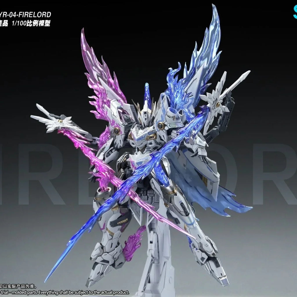 SNAA YR-04-Fire Lord Spirit of Phantom Inflammation Ver. Action Figure 1/100 Scale Assembly Model Kit Decor Craftsman Free Gift