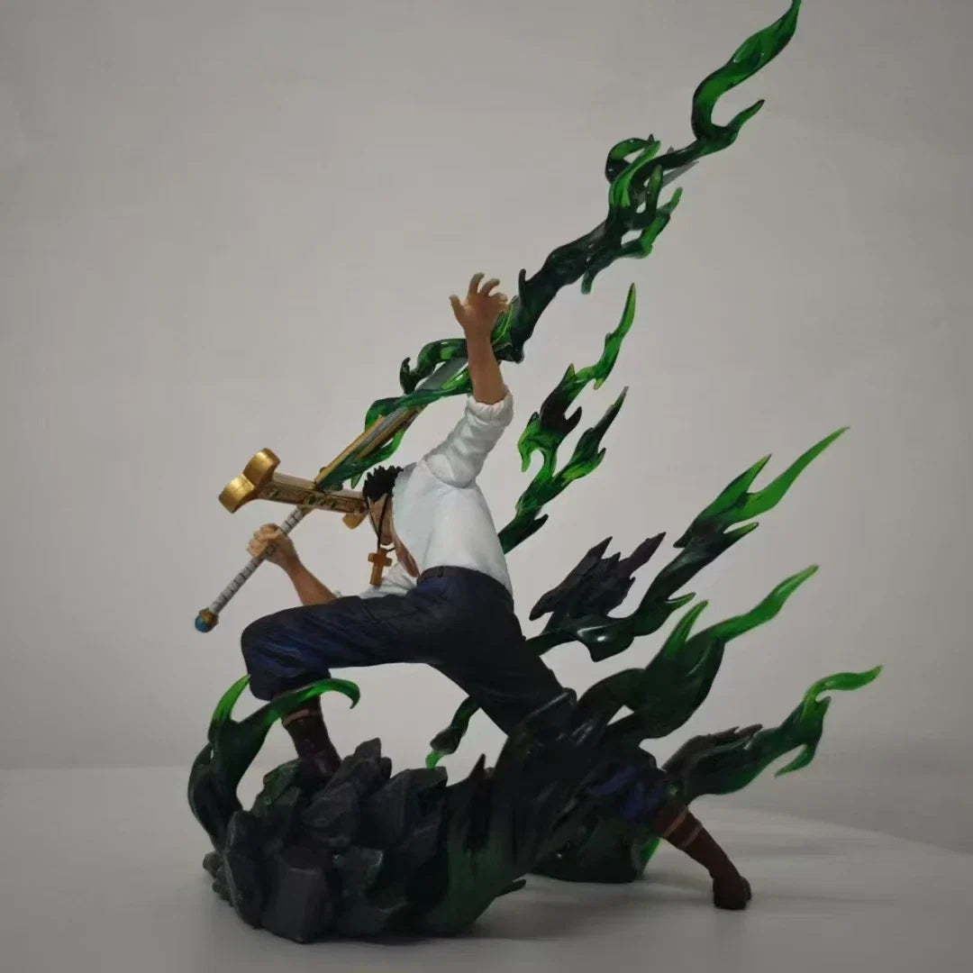 Dracule Mihawk Anime Figures One Piece Mi Hawk Action Figure 30cm Pvc Statue Model Doll Collection Decoration Birthday Toy Gift