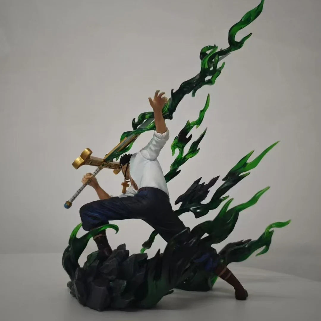 Dracule Mihawk Anime Figures One Piece Mi Hawk Action Figure 30cm Pvc Statue Model Doll Collection Decoration Birthday Toy Gift