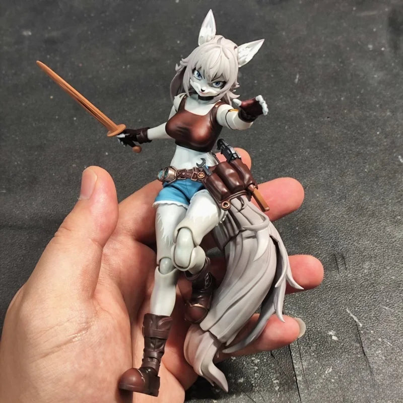 New In Stock Ladotoys Era-001 Liya-Alopex Fix Ver. Model Toys Collectible 1/12 Fox Beautiful Girl Mystic Land Furry Fandom Toys