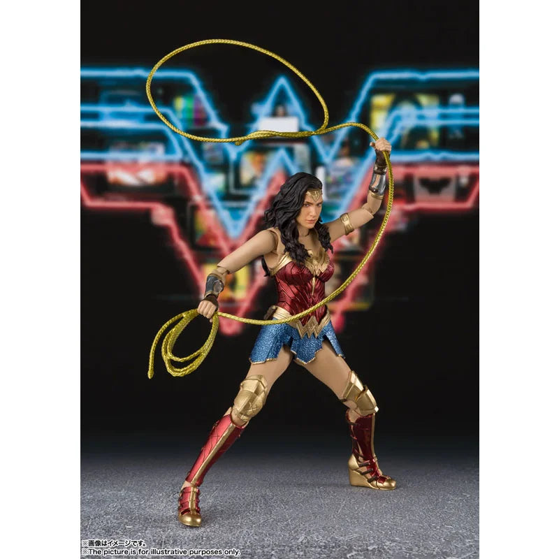 100% Original Bandai S.H.Figuarts SHF Wonder Woman WW84 Wonder Woman 1984 In Stock Anime Action Collection Figures Model Toys