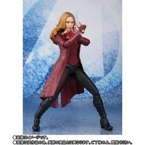 Bandai Shf Avengers 4 Avengers 4 Scarlet Witch Soul Limit Scarlet Figur Modell