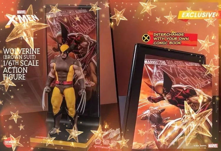 In Stock Original HOTTOYS HT Hono Studio HS03 1/6 Scale Wolf Uncle Brown Battle Suit Version 12'' Action Figure Collectible