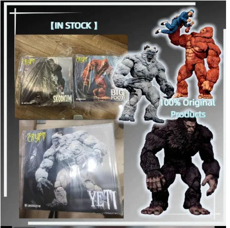 ã€Ready Stockã€‘ Original LC Studio Yeti Bigfoot Skookum Figure Model Toy Toy Gift Collection