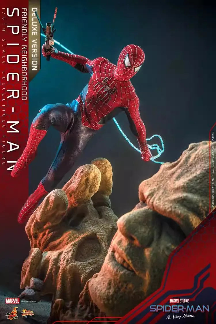 Original Hot Toys Tobey Spiderman Action Figure 1/6 Spider-Man No Way Home Tobey Maguire Statue Collection Spider Man MMS661