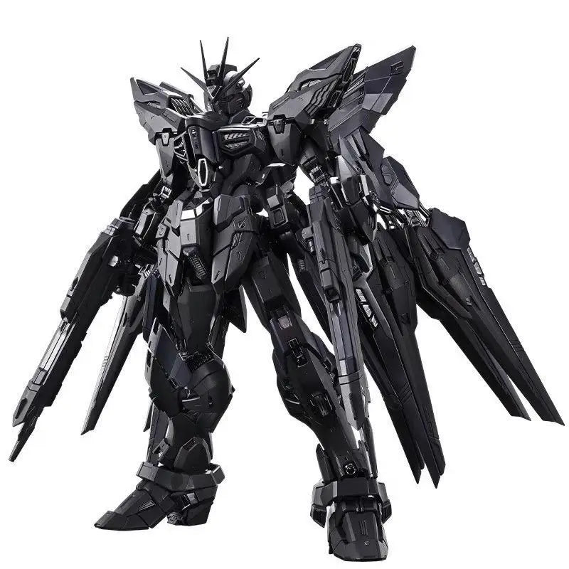 In Stock Pianxin Strike Freedom Mg 1/100 Mgex Action Figure Assembly Model Kit Midnight Coating Model Mecha Kids Gifts Toys