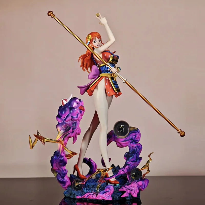 New 30cm Lx Studio One Piece Nami Figures Ghost Island Samurai Pvc Anime Figure Statue Collection Model Ornament Toys And Gifts