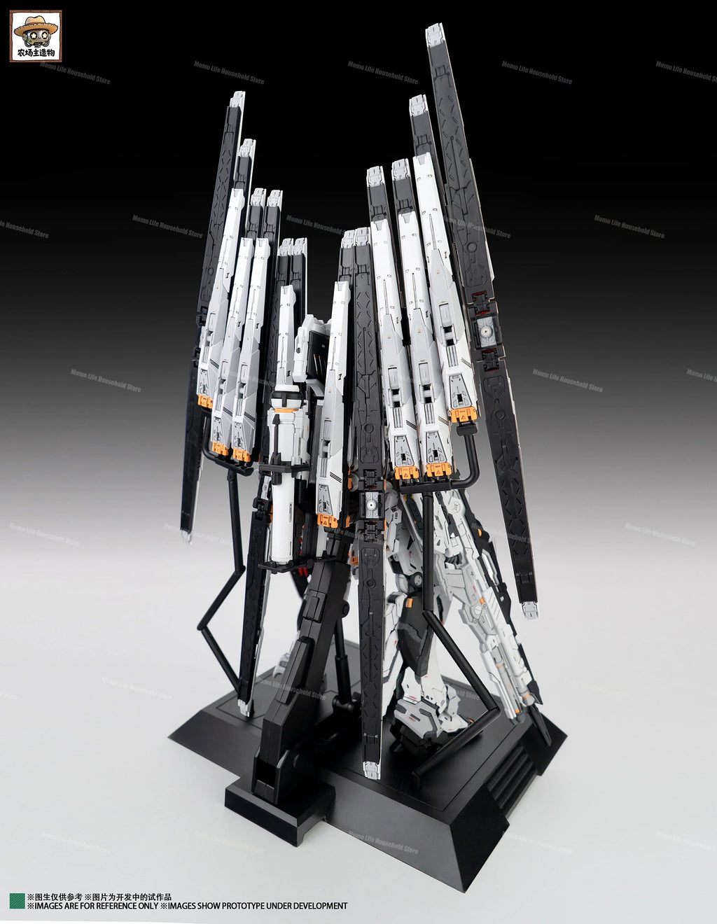 New NONGCHENGZHU 1/100 MG RX-93 v GK Assembly Model Kits Plastic skeleton Anime Action Figure Robot Plastic Model Gifts Toys
