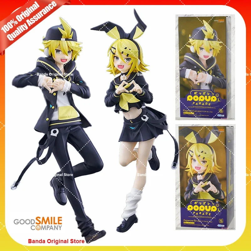 100% Original GSC Vocaloid Pop Up Parade L Kagamine Rin Kagamine Len BRING IT ON Ver Figures Model Toys